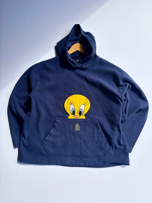 Vintage Tweety Bird Fleece Hoodie (XL)