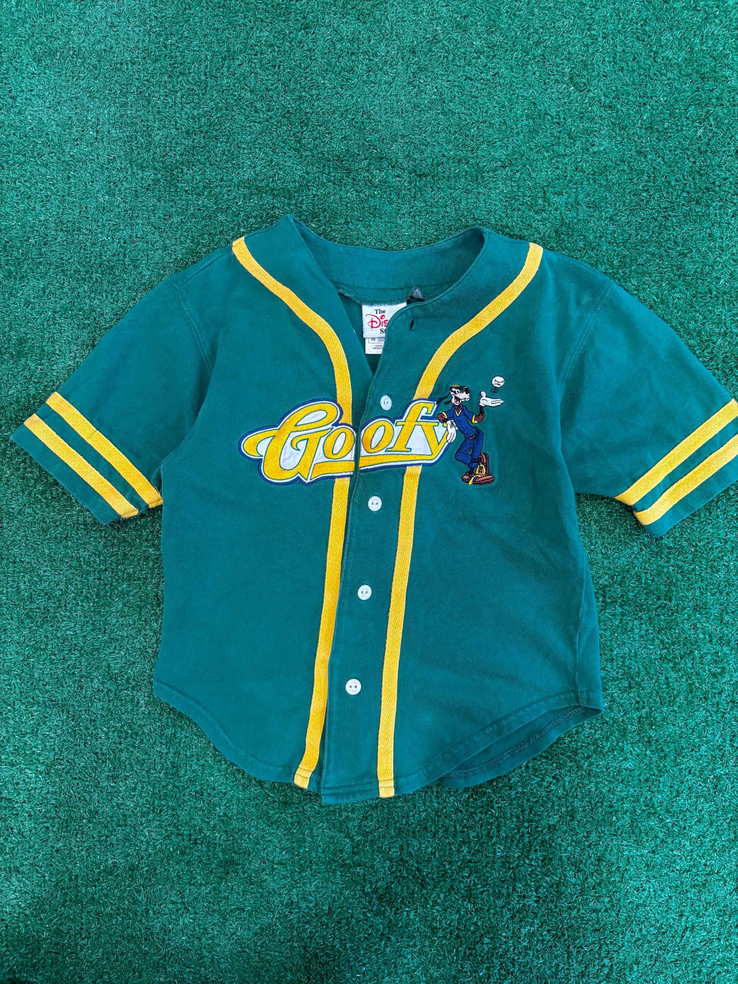 Kids Vintage Disney Goofy Button Up (7T)