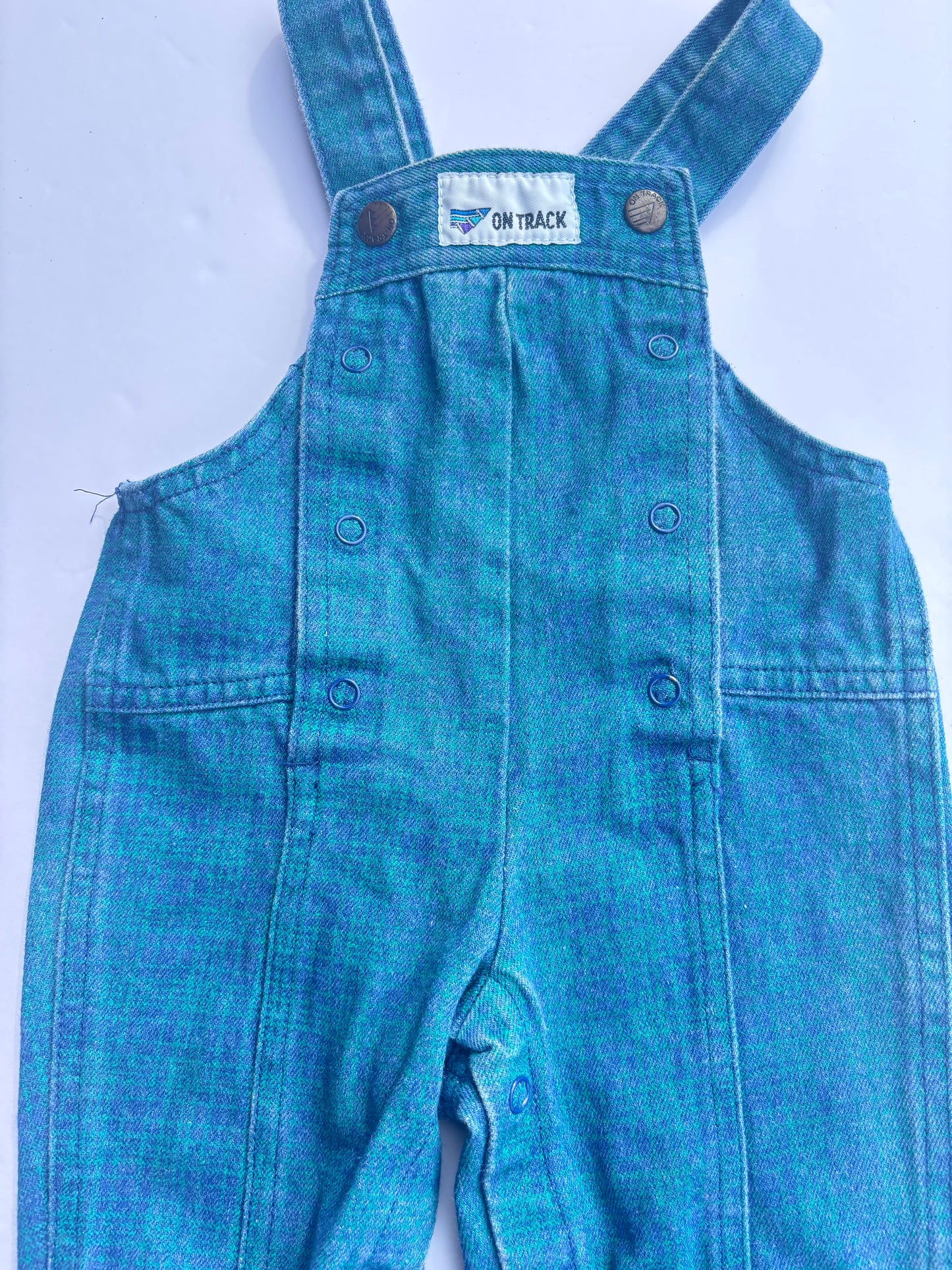 Kids Vintage Plaid Overalls (12MO)