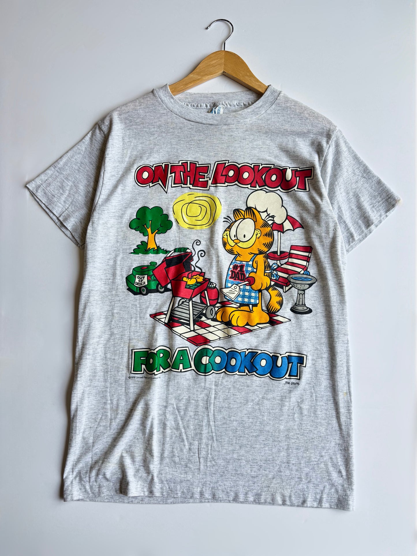 Vintage Garfield Single Stitch Tee (L)