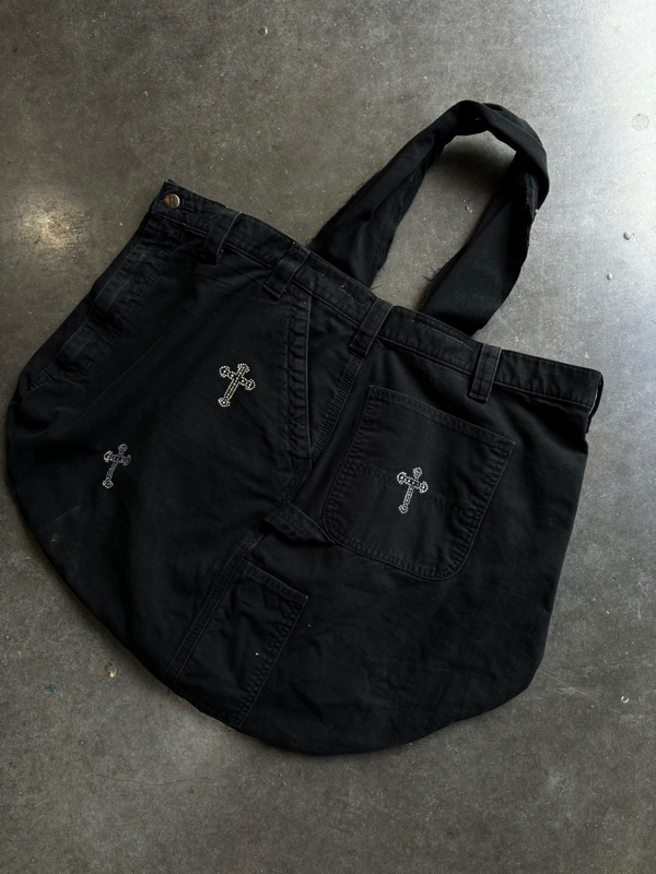 Reworked Carhartt Cross Tote Bag