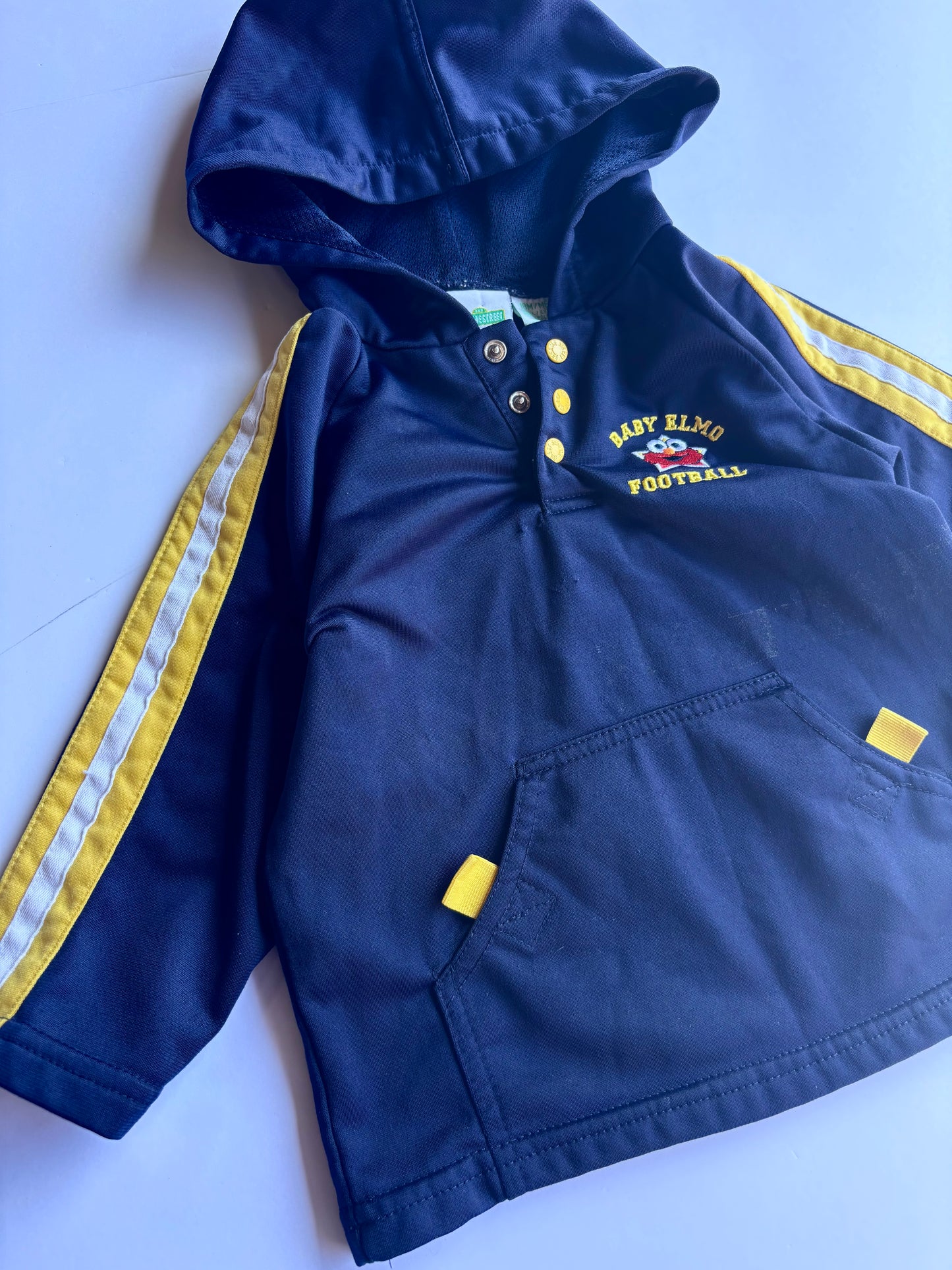 Kids Vintage Elmo Football Hoodie (18MO)