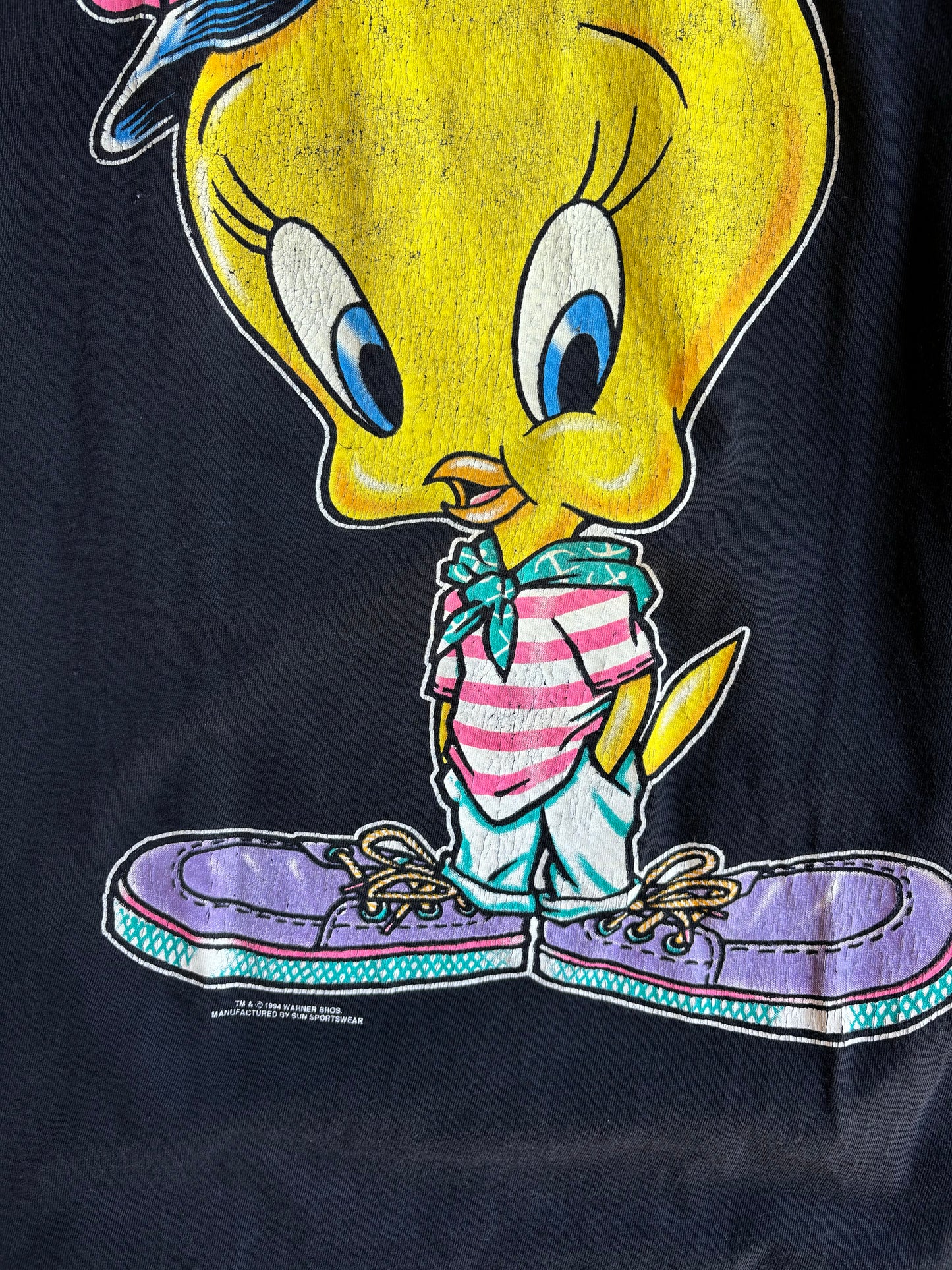 Vintage 1994 Tweety Double Sided Tee (L)