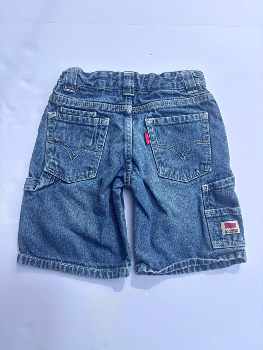 Kids Levi Cargo Denim Shorts (6T)