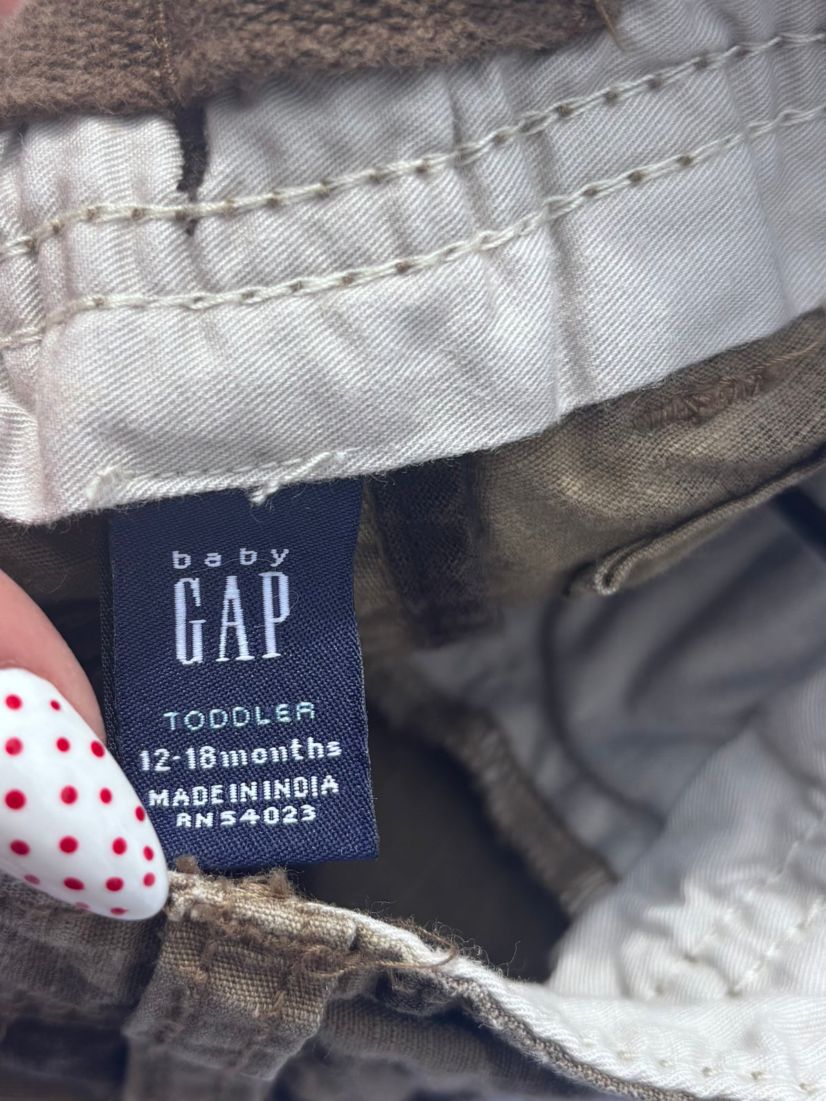 Kids Vintage GAP Camo Cargos (12-18MO)