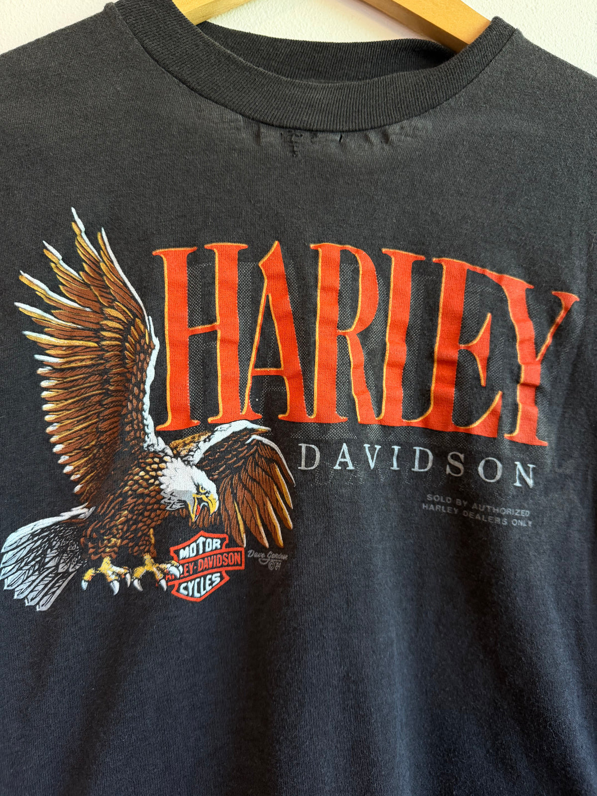 Women’s Vintage 80’s Harley-Davidson Sleeveless Shirt (XS)
