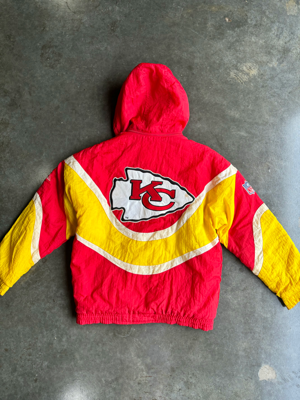 Vintage KC Chiefs Puffer Coat (S)