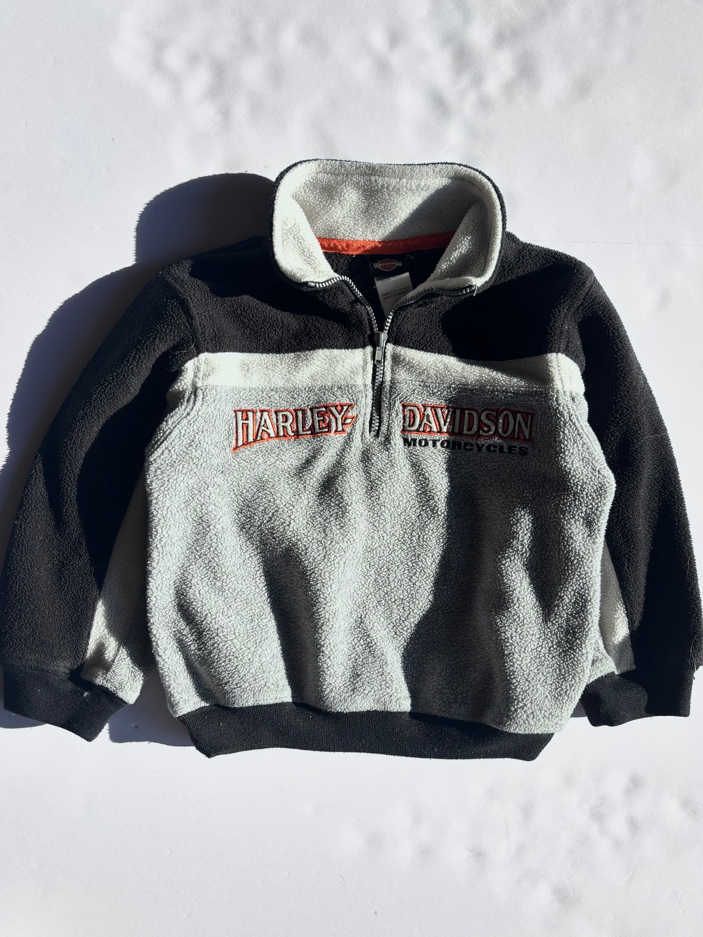 Kids Y2K Harley Davidson Quarter Zip (3T)