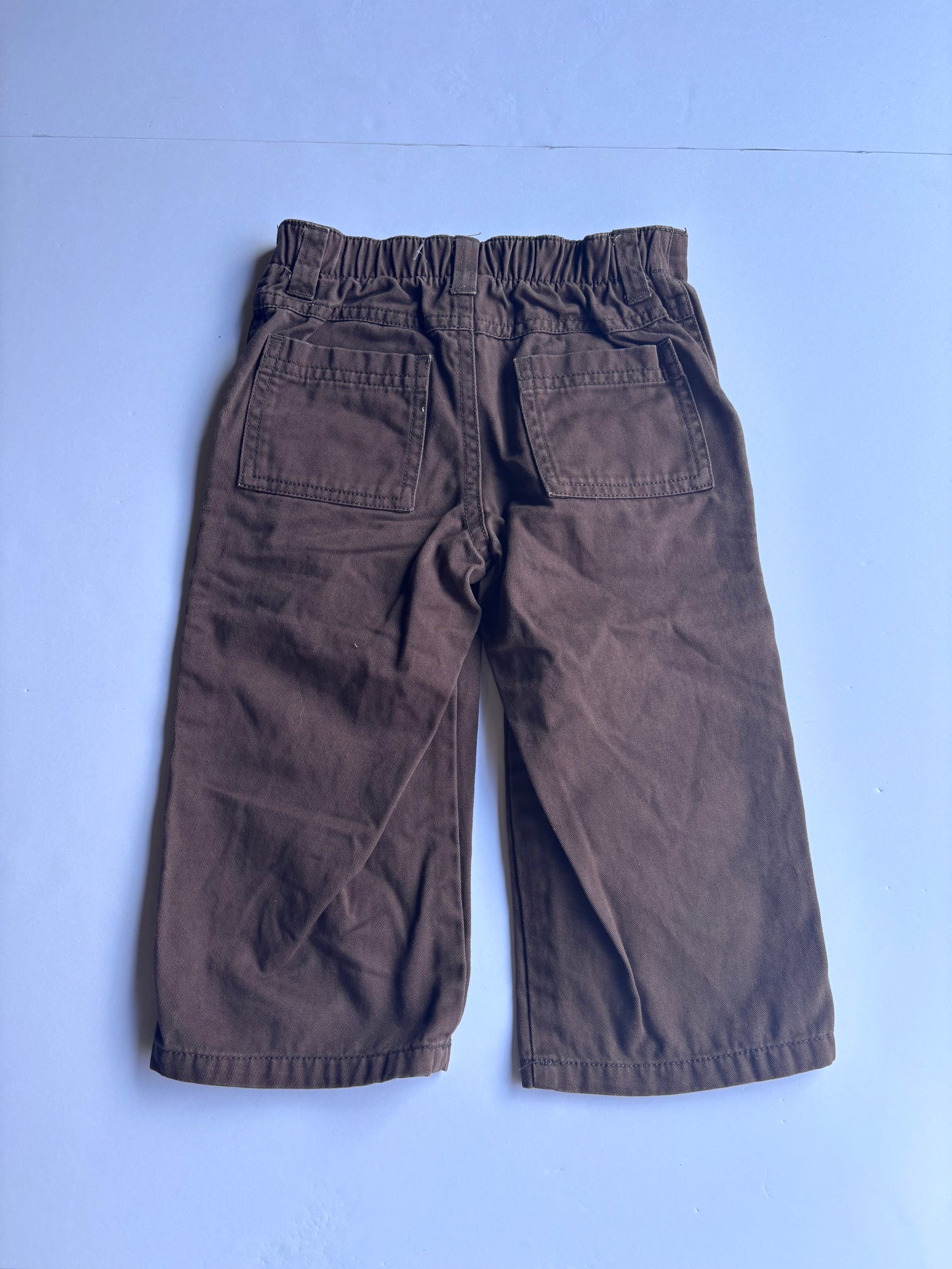 Kids Vintage Brown Cargo Pants (18MO)
