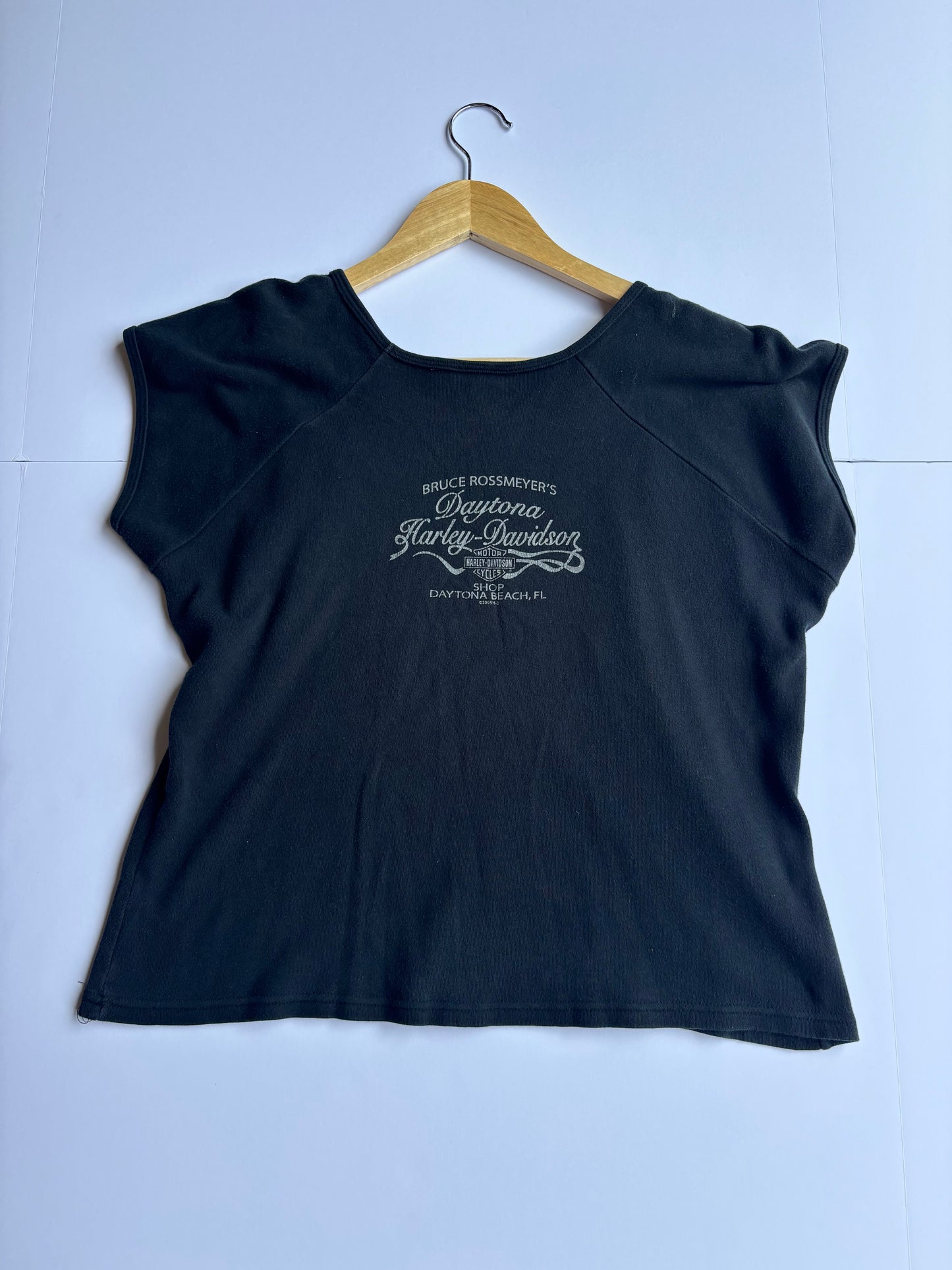 Women’s Vintage Harley Bedazzled Tee (L)