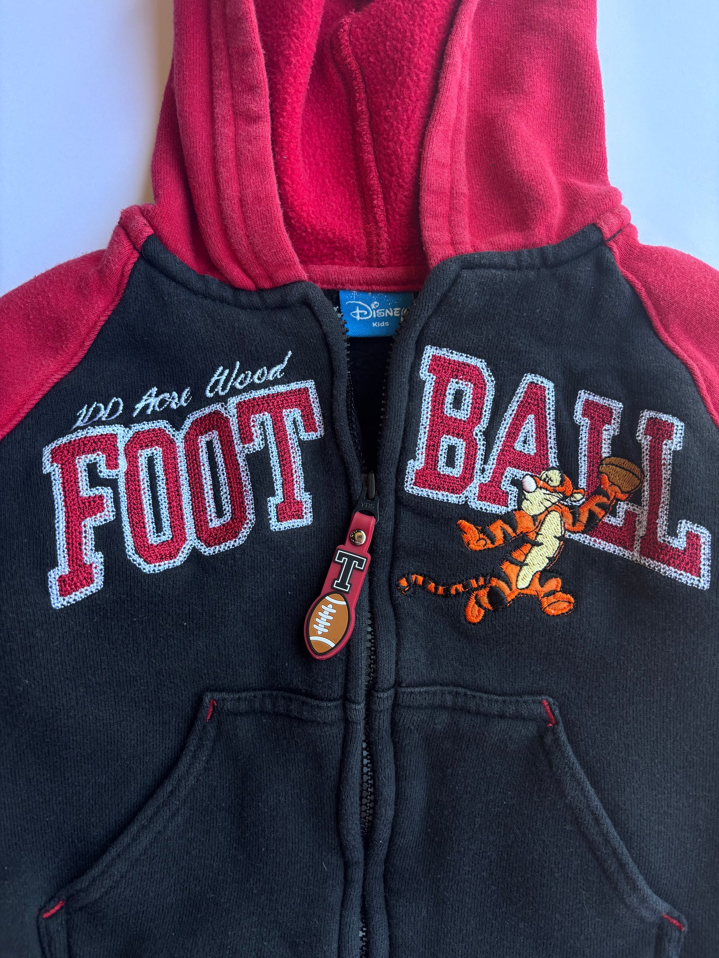 Kids Vintage Tigger Football Zip Up (3T)