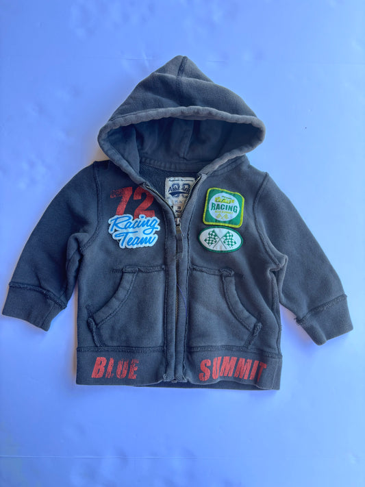 Kids Vintage Patchwork Racing Zip Up (18mo)