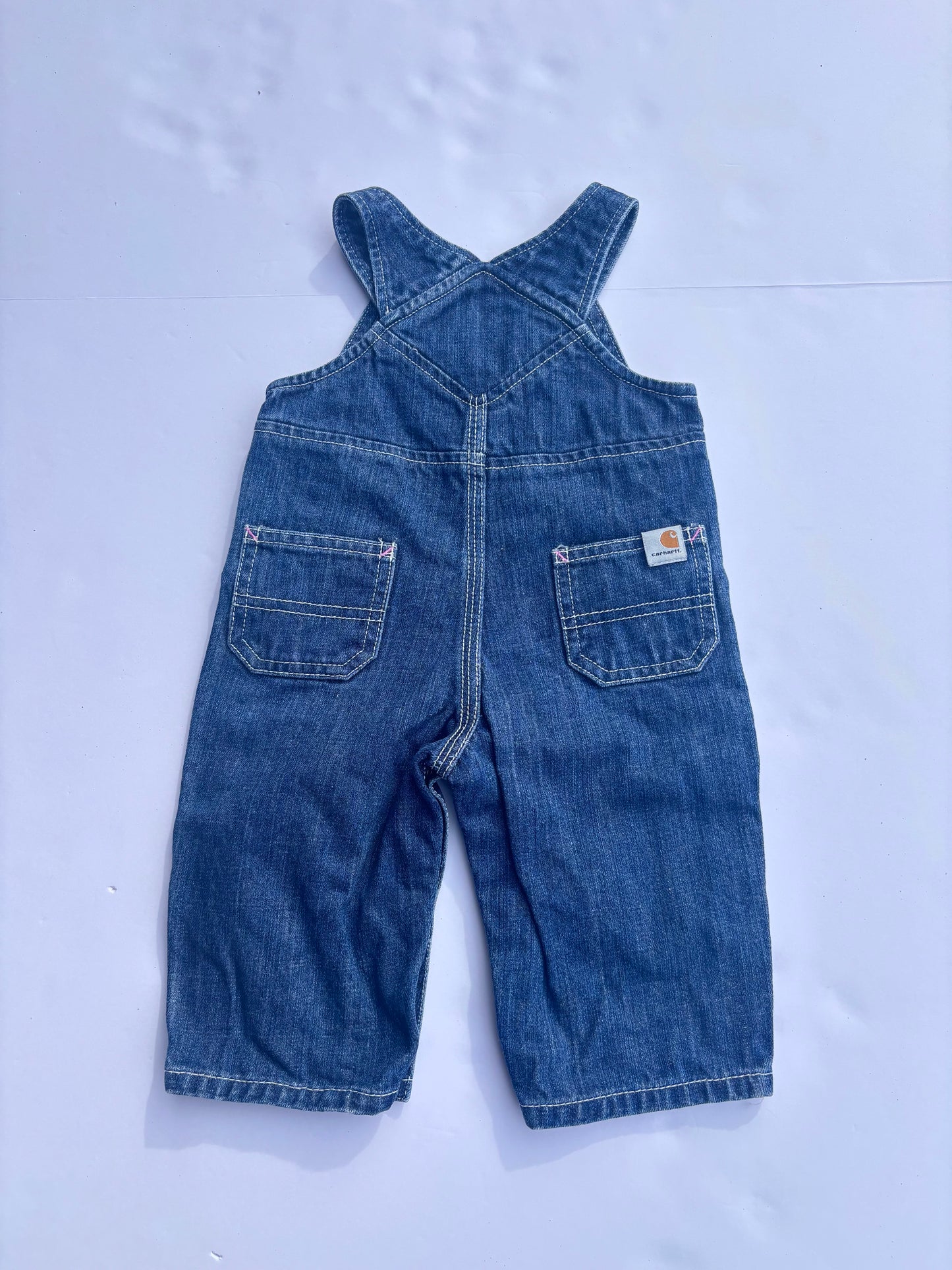 Kids Carhartt Floral Overalls (9MO)