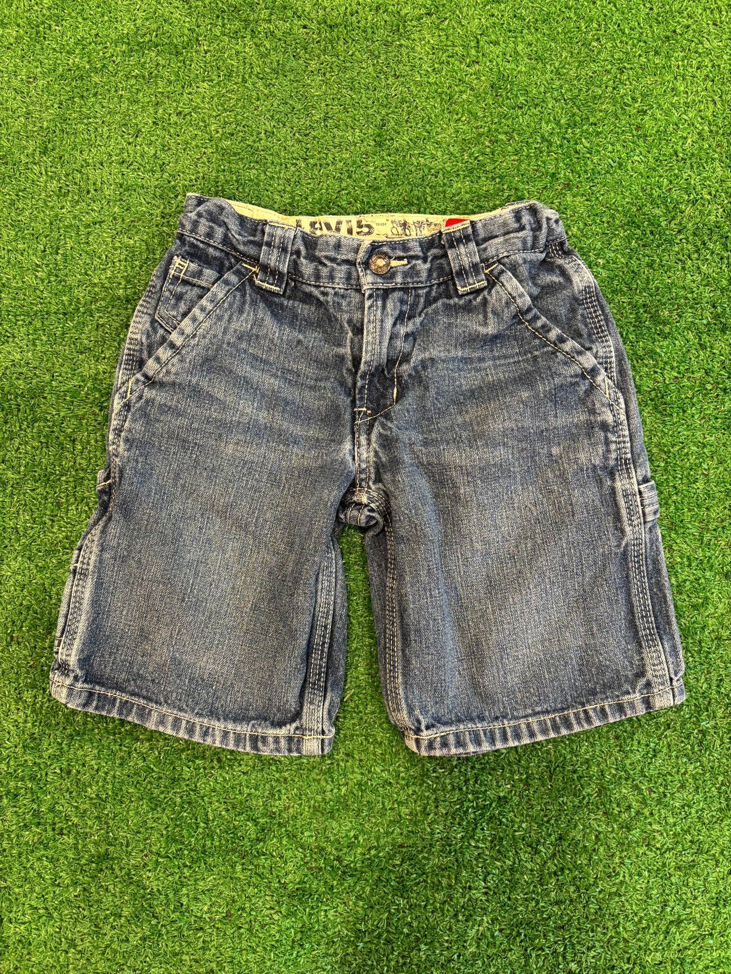 Kids Levi Cargo Denim Shorts (6T)