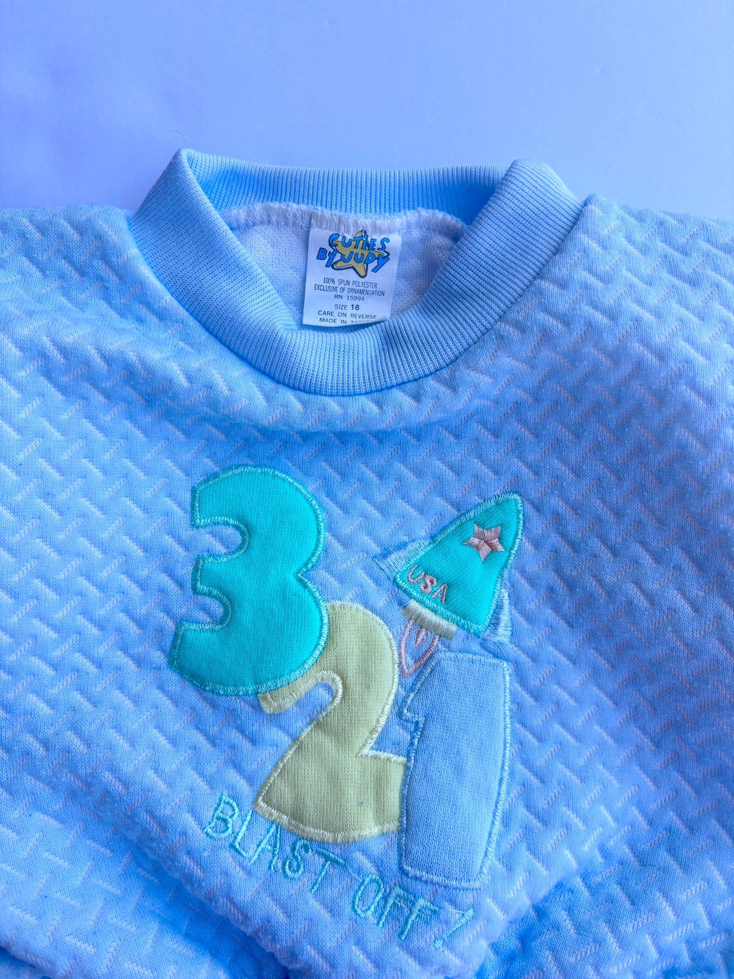 Kids Vintage Blast Off Crewneck (18mo)