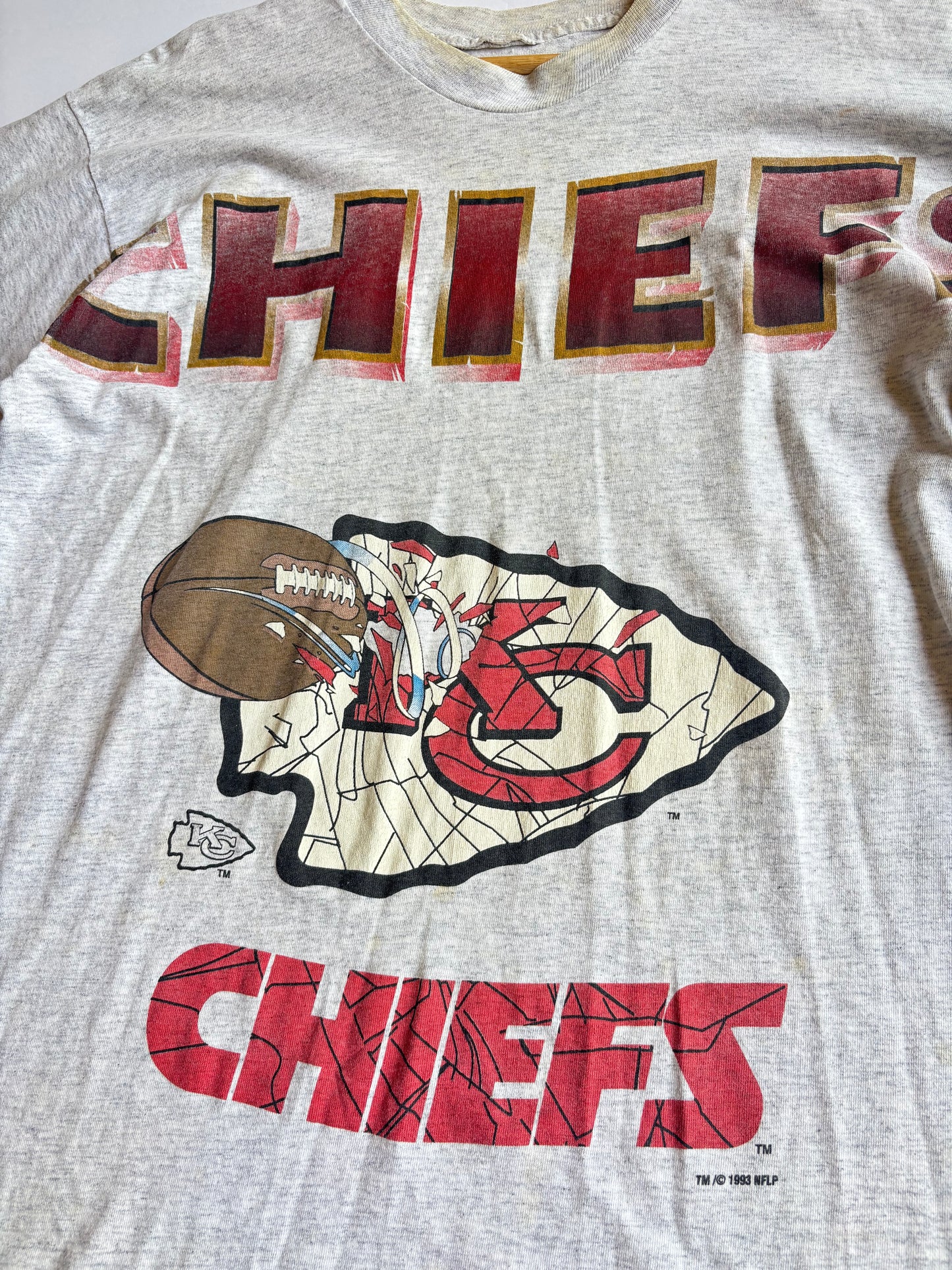 Vintage 90’s Chiefs Spellout Tee (L)