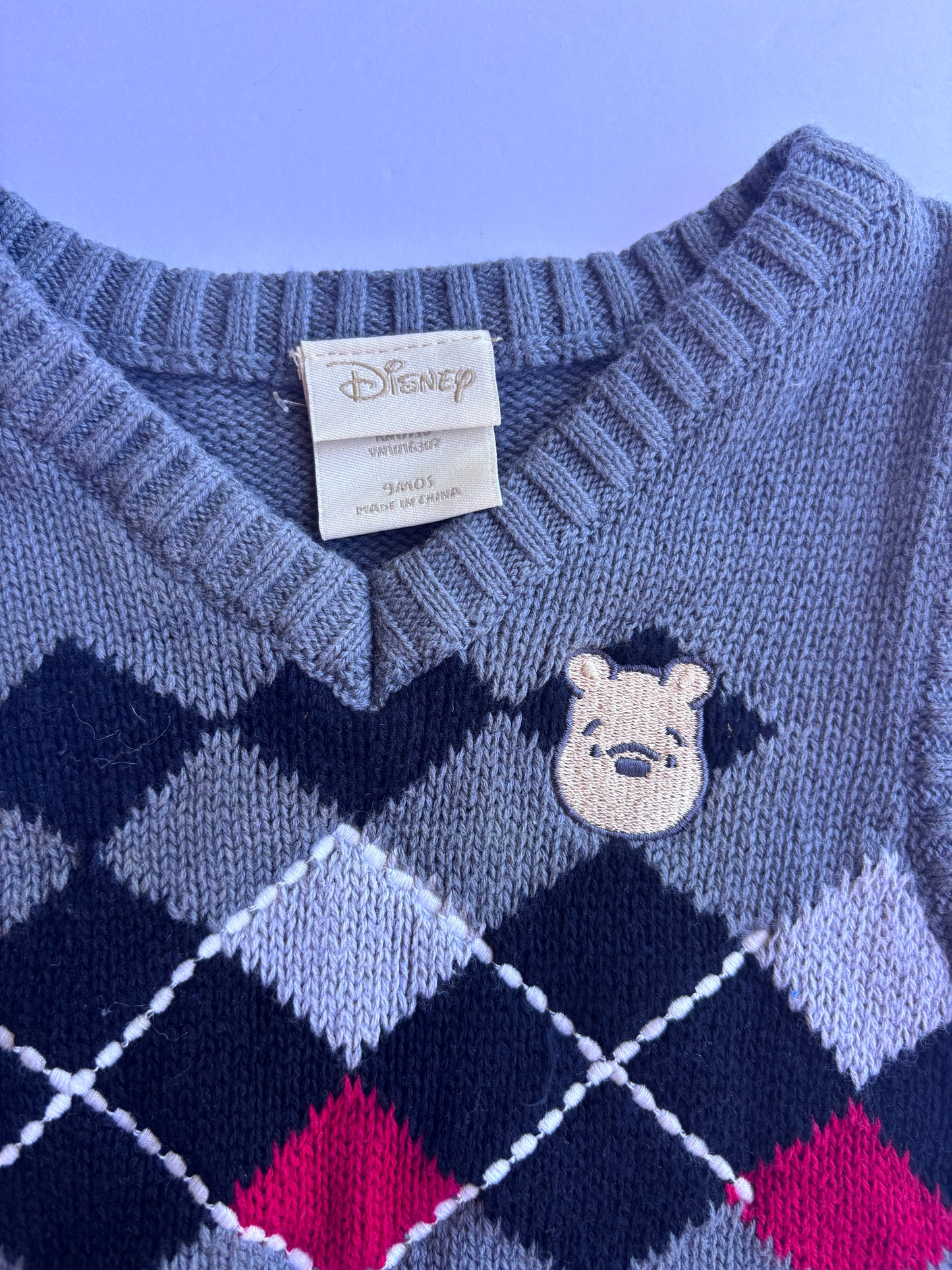 Kids Vintage Winnie the Pooh Sweater (9mo)
