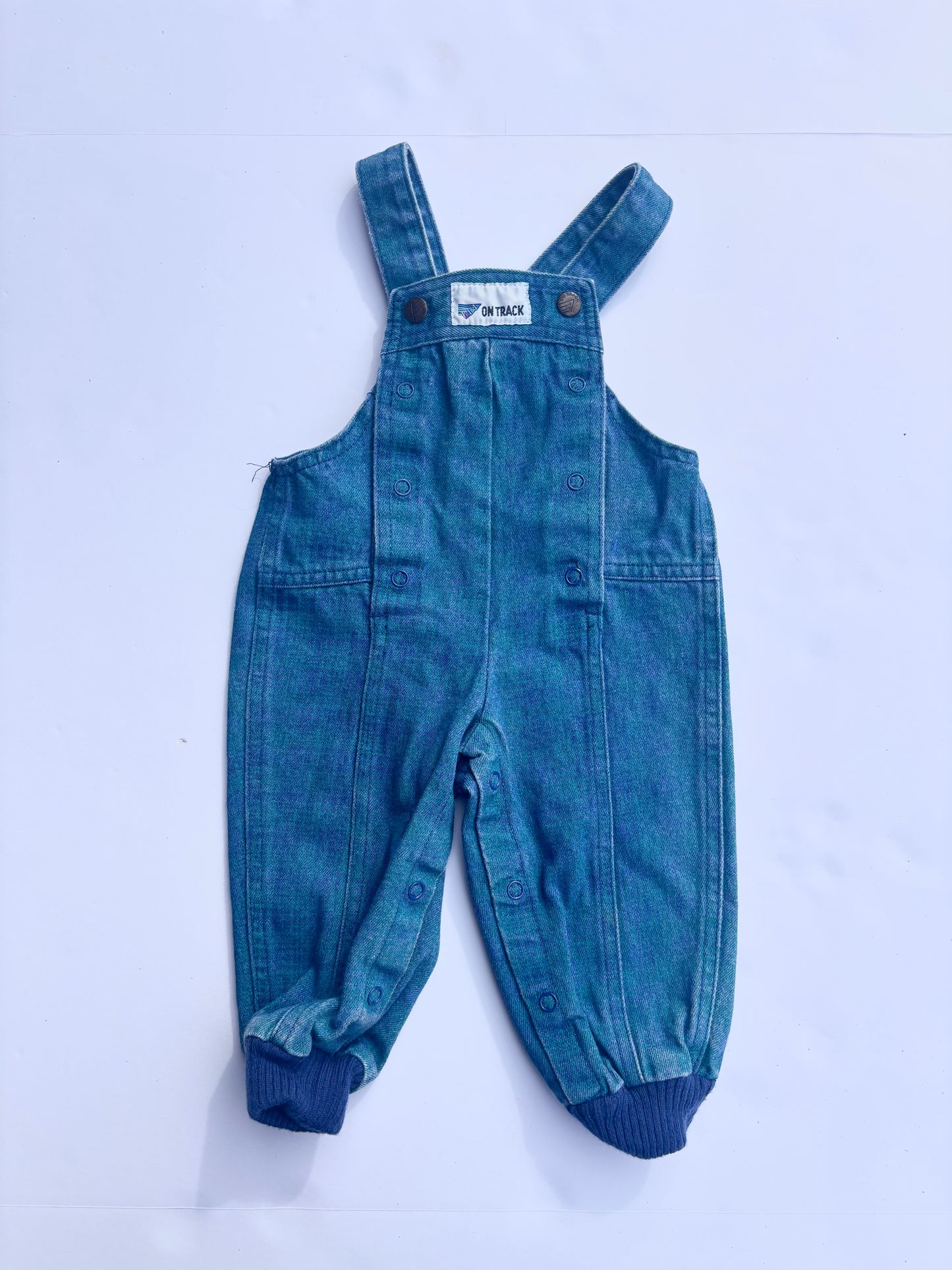 Kids Vintage Plaid Overalls (12MO)