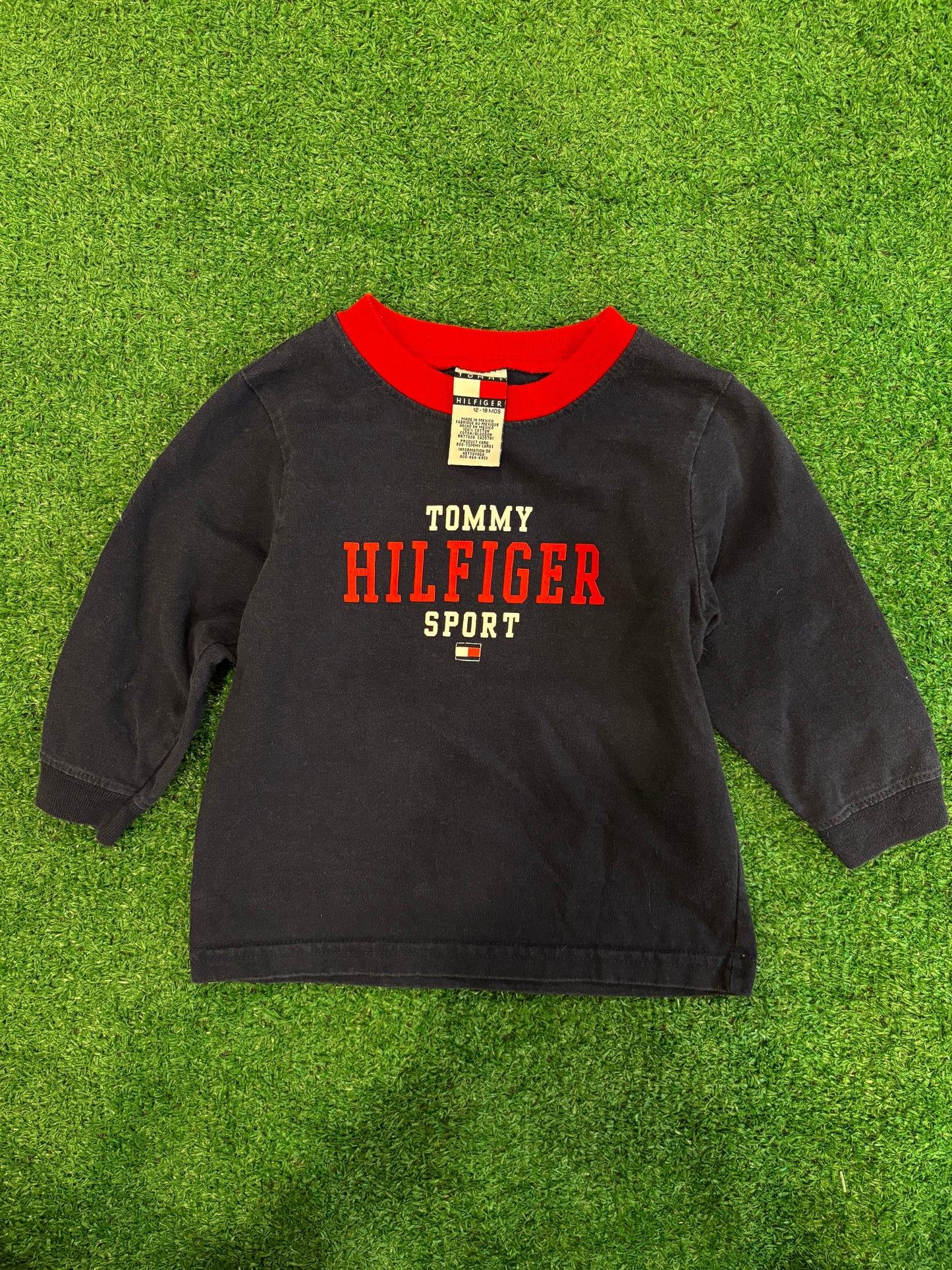 Kids Vintage Tommy Hilfiger Long Sleeve (18MO)