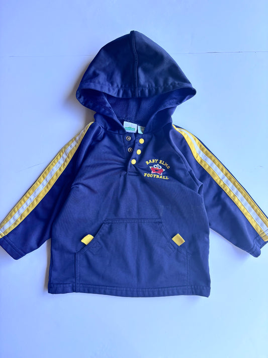 Kids Vintage Elmo Football Hoodie (18MO)
