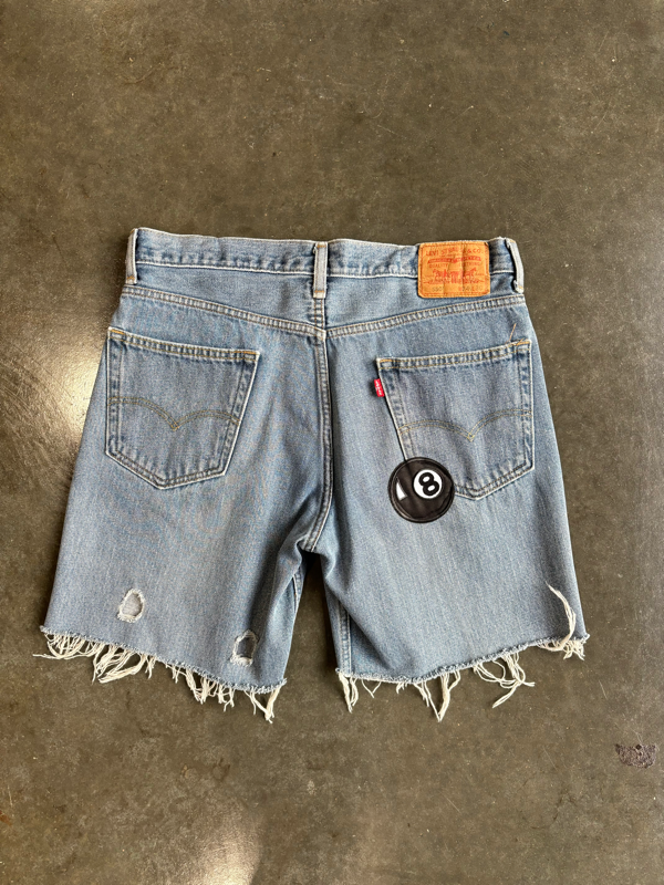 Reworked Levi 550 8-Ball Jorts (34”)