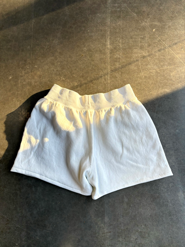 Reworked White Nike Sweatshorts (XL)