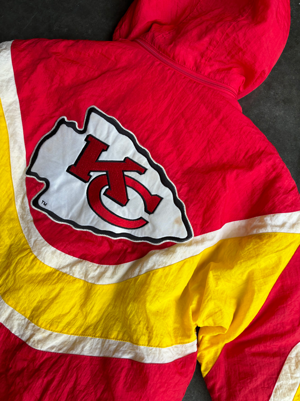 Vintage KC Chiefs Puffer Coat (S)